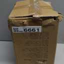 Firewood Kindling Splitter, Manual Log Splitter, Cast Iron Log Splitting Wedge, Heavy Duty Wood Splitter Tool with Cover (Black)