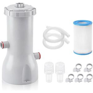 Pool Pumps Above Ground, 1000 GPH pools Cartridge Filter Pump, Above Ground Pool Accessories, Swimming Pools Pump, Removable Filter Cartridge