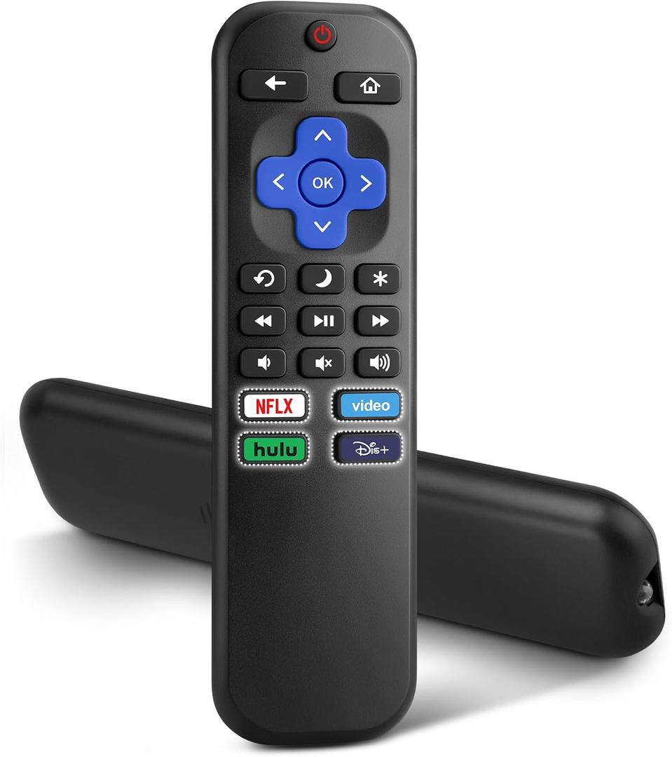 for Roku-TV-Remote-Replacement,Universal Control for TCL,ONN, Hisense Roku TVs(This Does not Work with Roku Box, Stick, Express or Player)