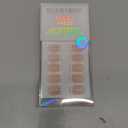 BTArtbox French Tip Press on Nails - Gel Press on Nails Short, No Fade Out Fake Nails with Nail Glue, Seamless Fit Glue on Nails in 16 Sizes Nail Kit for Wedding, Classic White