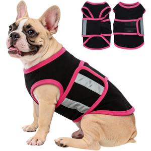 Dog Anxiety Calming Vest, Gentle Compression Anxiety Suit for Dogs, Breathable Dog Calming Wrap for Separation Anxiety, Thunder, Fireworks, Vet Visits, Black M