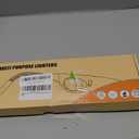 Refillable Butane Candle Lighters, 3 Pack Multi-Purpose Reusable Lighter with Soft Flame for Candle Camping Fireplace Party BBQ Grill(No Fuel)