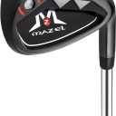 MAZEL Men Golf Iron Pitching Wedge,Sand Wedge with Steel Shafts for Right Handed Golfers 9 Iron