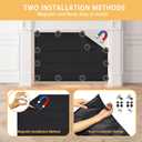 JUIN Magnetic Fireplace Cover for Winter: 3826 Fire Place Blanket Indoor for Baby Proof - Air Blocker Screen Draft Stopper for Heat Loss - Insulation Fireplace Covers for the Living Room