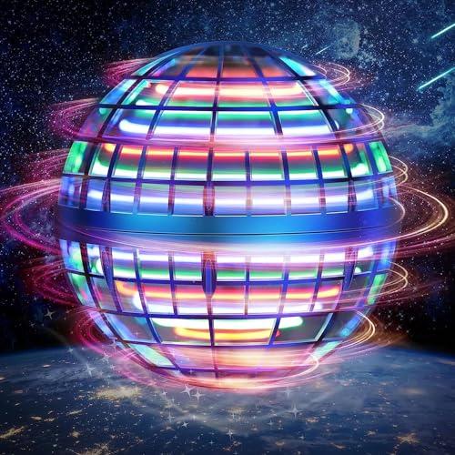 PRO STASH 2025 Upgraded Flying Orb Ball - Hover Drone Boomerang Ball for Kids & Adults, Fun Indoor/Outdoor Flying Experience for Gifts,Christmas Surprises for Boys and Girls (Blue)