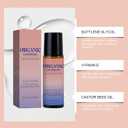 2 x Organic Castor Oil Roll-On with Rose Quartz | Cold-Pressed & Hexane-Free | For Skin, Brows, Lashes & Castor Oil for Women | 50mL (1.7oz) (1)