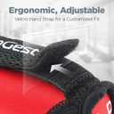 LoGest Soft Hand Weights Adjustable Straps - Comes in 1LB Weights or 2LB or 3LB 4LB - Comfortable & Secure Weighted Neoprene Dumbbells with Straps for Walking Running Cardio Workout Physical Therapy (Purple)