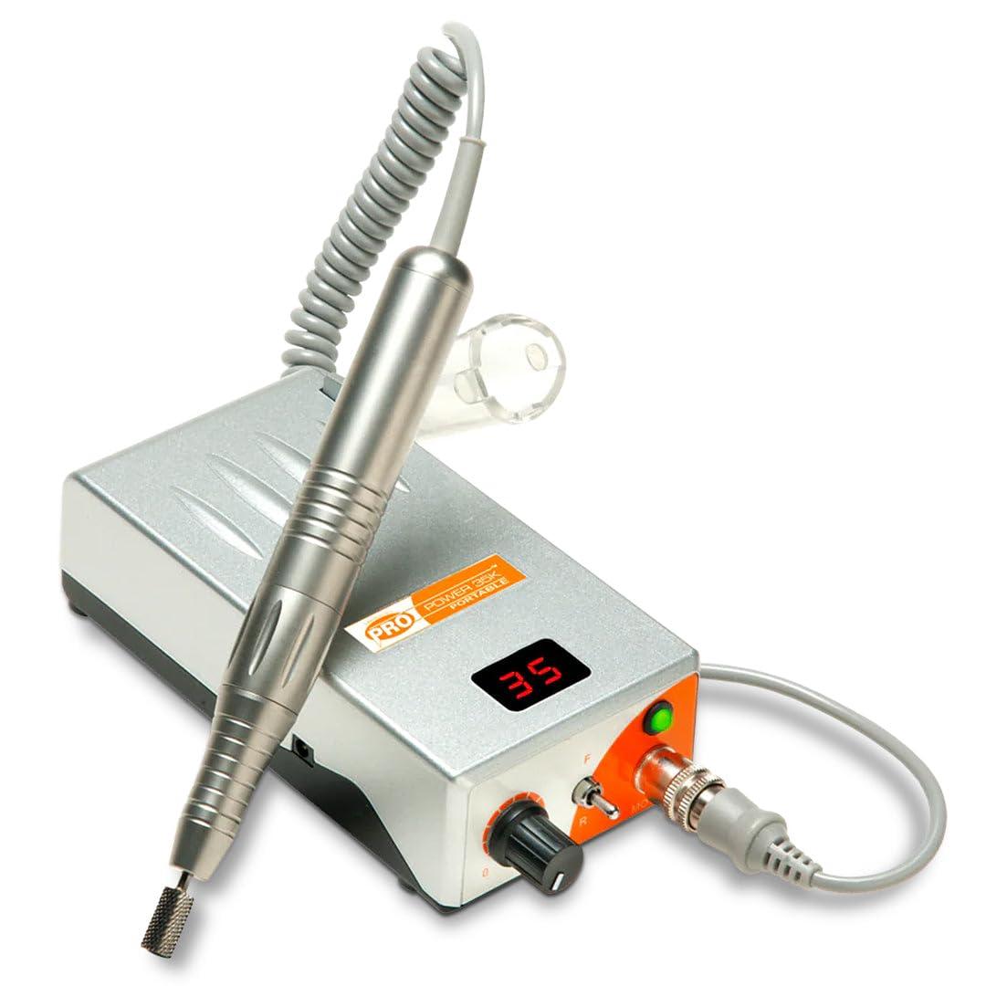 Medicool Pro Power 35K Portable Cordless Nail Drill File Rechargeable Professional Electric Nail Drill Machine for Acrylic, Gel, Manicure & Pedicure | PROPRT-35