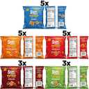 SunChips 100% Whole Grain Chips, Variety Pack, 1 oz Bags, Pack of 21, No Artificial Flavors, No Colors from Artificial Sources