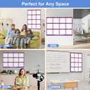 Wall Calendar 2026-32" x 48" Dry Erase Calendar for Wall, 12 Monthly Calendar From Jan to Dec, Reversible, Double Laminated 2026 wall Calendar, Extra Large Wall Calendar for Home Kitchen Office