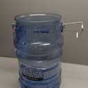 San Jamar Saf-T-Ice Tote - Shorty - Transport Bucket w/Hanger, 5 gal, Blue | For Cocktail Bars, Parties, Catering, Restaurants and Buffets; Drying Storage Hook