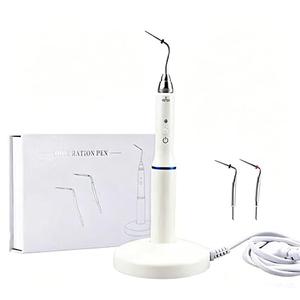 Tankredrug Gutta Percha Obturation System Oral Endo Heated Pen with 2pcs Heated tips (White)