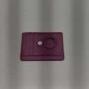 Hawanik Slim Minimalist Front Pocket Air Tag Wallet, RFID Blocking Card Holder Wallet with Airtag Holder (Purple)