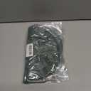 2 x PAGE ONE Mens Winter Slouchy Beanie Warm Fleece Lined Skull Cap Baggy Cable Knit Hat (Green)