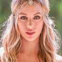 Missgrace Women Dainty Bohemian Rhinestones Head Chain Hair Accessories for Bridal (Gold)