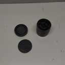 Furniture Risers Bed Risers Heavy Duty 1 inch, 2 inch, 3 inch, 4 inch Round Adjustable Bed Lifts Riser for Desk Legs Table Couch Sofa Chair Refrigerator Washing Machine (1+1+1 Inch, Black, 4 Pack )