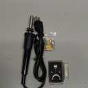 Honoson 19 Pieces Electric Hot Knife Cutter Tool, Multipurpose Hot Knife Stencil Cutter with Metal Stand, 14 Blades, 3 Chuck Sleeves for Cutting Carving (Black)