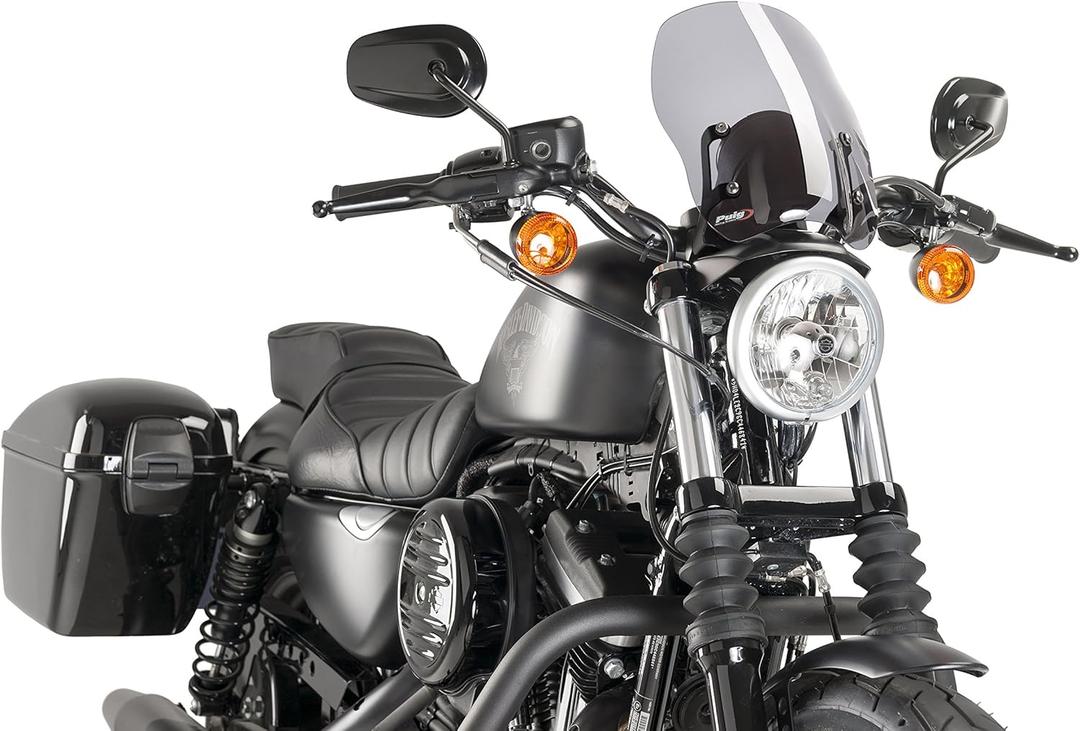 Puig 9283H New Generation Windshield Harley Sportster C/Light Smoke (Custom 04-17 / Iron 09-17 / 883R 02-17 / NIGHTSTER 08-17 / Superlow 11-17)