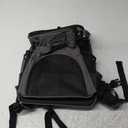 PetAmi Small Dogs and Cat Backpack Carrier, Airline Approved Pet Backpack Carrier, Ventilated, Safety Strap, Buckle Support Designed for Hiking Travel Camping Outdoor, Max 18 lbs (Dark Gray) (Heather Charcoal)