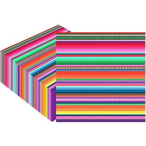 peony man 100 Pack Mexican Fiesta Cocktail Napkins Mexico Paper Napkins 3-Ply Cinco De Mayo Disposable Party Beverage Napkin for Cinco De Mayo Fiesta Taco Baby Shower Birthday Party Supplies