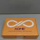 KOME Black Synthetic Lace Front Wig, 13×6 Body Wave Pre Plucked HD Glueless Wig for Women, Natural Daily Use Hair Wig 28IN