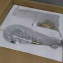 Raindrop Pendant Light, Brass Glass Pendant Lighting, Teardrops Modern Hanging Light for Entryway Foyer Stairway Kitchen Island Bedroom Dining Living Room Hallway (1-Pack Brass-rope)