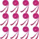 12 Pieces Graduation Honor Cord Braided Honor Cord with Tassel Graduation Decoration Braided Cords for Graduation Students Grad Days and Graduates Photography (Fuchsia)