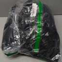 Fire Retardant Resistant, Sheer Voile Chiffon Fabric Draping Panels | Voile Fabric - 120" Wide | Use for Backdrop Curtain (1 Panel Seamless 10 Feet Wide x 8 Feet Long, Black)