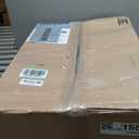 Night Stand Set 2, Nightstand with Charging Station, End Tables with Storage Shelf for Small Spaces, Bedside Table Side Tables with 2 Fabric Drawers for Bedroom, Rustic Brown, HETS020PBR