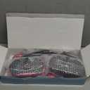 Snorkeling Gear for Adults, Dry-Top Snorkel Set Scuba Diving mask, 180Panoramic Wide View Professional Snorkeling Gear Breathing Freely Snorkel Mask (Black+Pink)