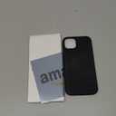 ORNARTO Compatible with iPhone 15 Plus Case 6.7", Slim Liquid Silicone 3 Layers Full Covered Soft Gel Rubber Cover Protective Phone Case with Anti-Scratch Microfiber Black