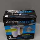 ZeroWater Official Replacement Filter - 5-Stage 0 TDS Filter Replacement - System IAPMO Certified to Reduce Lead, Chromium, and PFOA/PFOS, 2-Pack