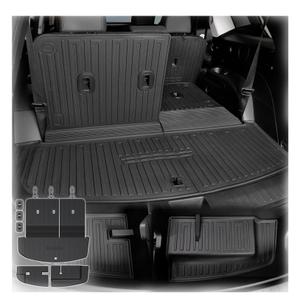 JOULARISE Cargo Mat Backrest Mats for 2026 Hyundai Palisade 7&8 Seats (Only Gas), All Weather TPE Cargo Liner Trunk Lower Mat Accessories (2026 | 2-in-1 Cargo Mat+Trunk Lower Mat)