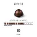 Nespresso Capsules Vertuo, Intenso, Dark Roast Coffee, 30-Count Coffee Pods, Brews 7.8oz