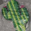 Juvale Cactus Pinata for Taco Party Decorations & Adult Party Decorations - Durable Corrugated Paper with Easy Top-Fill Opening - 16.5 x 11.5 x 3 In, Green