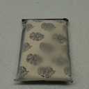 Floral Vintage Throw Pillow Covers 18x18 Pillow Cover Block Print Decorative Cushion Covers Farmhouse Neutral Accent Home Décor for Sofa Couch Living Room Bedroom, 1PC, Charcoal Black