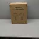 Vintage Table Lamps Set of 2 for Living Room Bedroom, 2 USB Ports 25'' Rustic Farmhouse Desk Lamp with Nightlight, Iron Gray Hollow Out Resin Lamp for End Table (Bulbs Included)