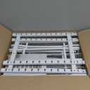 Moforoco White 9-Tier Over The Door Pantry Organizer, Pantry Organization And Storage, Metal Hanging Spice Rack Shelves Door, Home & Kitchen Essentials, Laundry Room Bathroom Organization