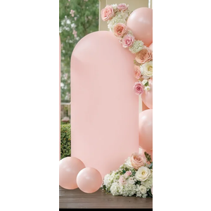 Pink Arch Cover 35×84 Arch Backdrop Cover Spandex Fitted Wedding Arch Stand Covers for Birthday Party Baby Shower Girls Bridal Shower Wedding Ceremony Banquet Photo Background Decorations(1PC)