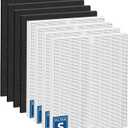 8 Pack C545 H13 HEPA Replacement Filter S Compatible with Winix C545 Air Purifi-er, Replaces Part 1712-0096-00 and 2522-0058-00