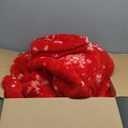 YIYEA Christmas Fluffy Queen Size Comforter Set, Luxury Faux Fur Comforter, Ultra Soft Plush Fuzzy Velvet Bedding Comforter Sets for Fall Winter, Cozy Warmth, No Shedding, 3PC, Queen