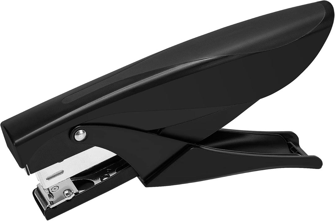 Amazon Basics Effortless Handheld Plier Stapler, 25 Sheet Capacity, Heavy Duty, Black
