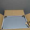 Tempered Glass Side Tables Set of 2 Acrylic End Table with 2 Storage Shelve transparent Bedside simplicity clear 2-Tier Nightstands for small Spaces Office Bedroom Living Room Study black ET-008BK