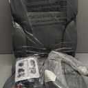 Executive Office Chair, High Back Ergonomic Comfy Desk Chair with Padded Flip-up Armrests and Wheels, PU Leather Heavy Duty Computer Swivel Rolling Task Chair for Home Office, Adults, Gray (Grey)