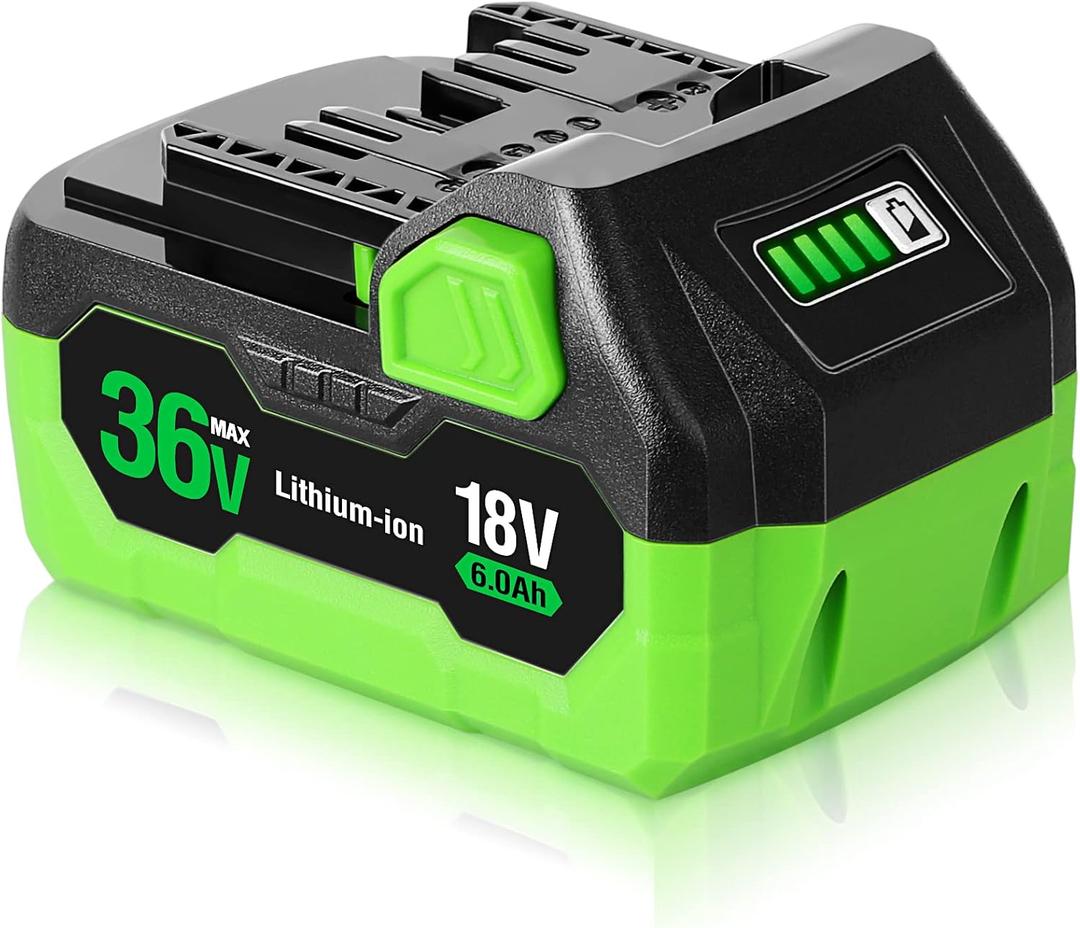 TenHutt Upgrade 18V/36V 6000mAh Lithium-ion Replacement Battery for Metabo HPT MultiVolt Battery Compatible with Slide Style 371751M 371751M Li-ion Battery