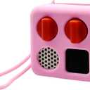 2 x Silicone Cover for Yoto Mini Player, Protective Sleeve Case Compatible with Audio Music Player (Pink)