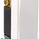 Leviton 3-Amp 24-Volt Decora Plus Rocker Double-Throw Ctr-Off Momentary Contact Single-Pole AC Quiet Switch, 56081-2W, White