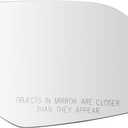 TRQ Right Passenger Side Mirror Glass Convex Snap On Compatible with 2018 Volkswagen Atlas 2020-2023 Atlas Cross Sport VW1325107