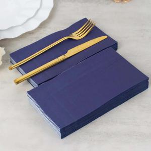 Dinner Navy Blue Napkins, 2 Pack