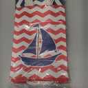 Nezyo 24 Pcs Nautical Party Gift Bags Nautical Candy Anchors Goody Treat Bags with Handles Party Decoration for Themed Birthday Party Supplies